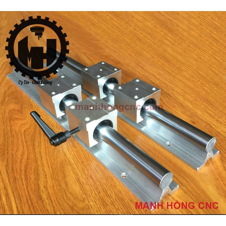 Ray trượt tròn có đế SBR12 dài 1m. HN & TPHCM
