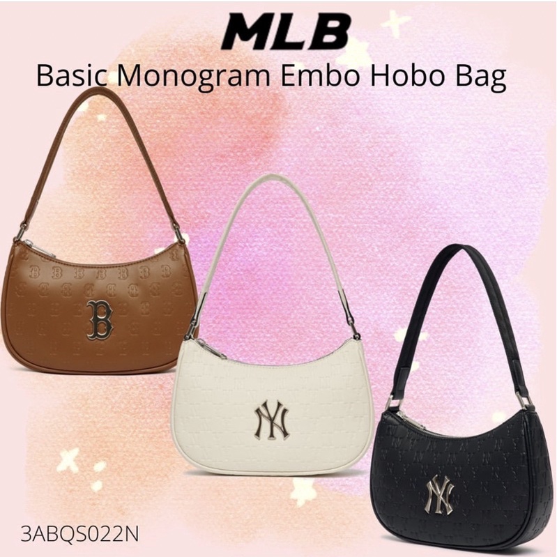 Túi kẹp nách da hoạ tiết monogram chìm