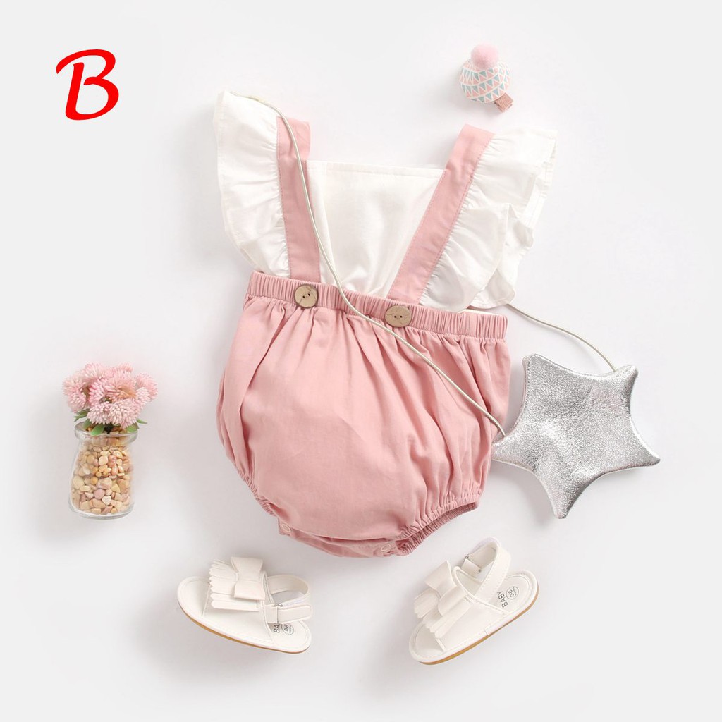 Áo liền quần Sanlutoz vải cotton cho bé mặc ngày hè