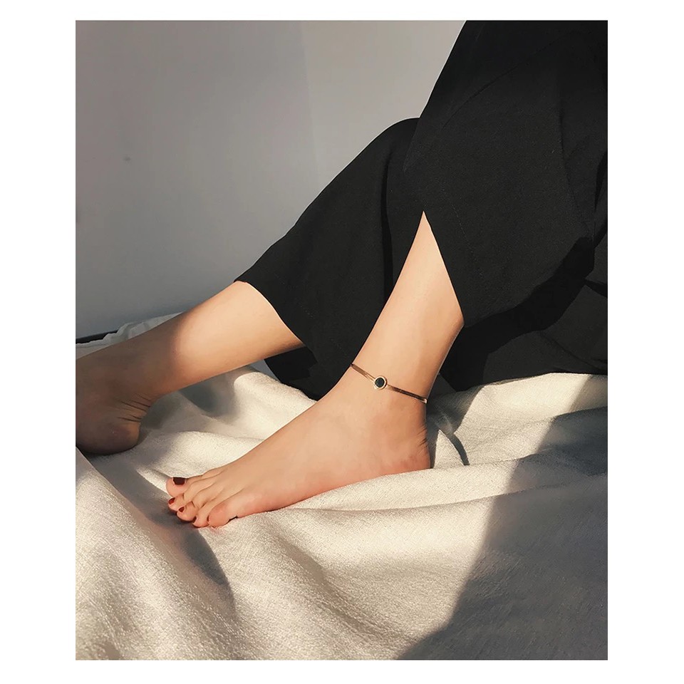 Lắc Chân Bằng Thép Titan Màu Vàng Hồng | BigBuy360 - bigbuy360.vn