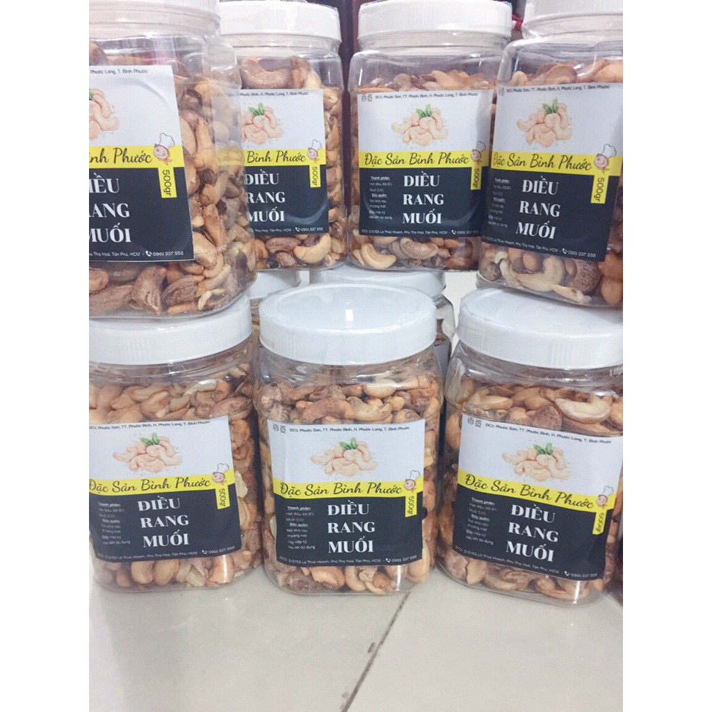 500GR HẠT ĐIỀU RANG MUỐI (LOẠI VỠ)