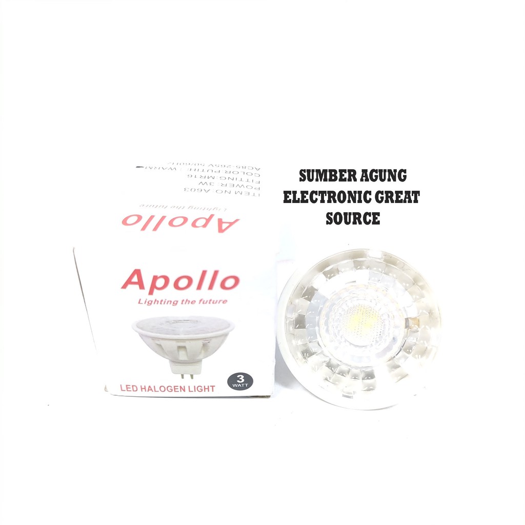 Đèn Led Halogen Apollo A603 3w