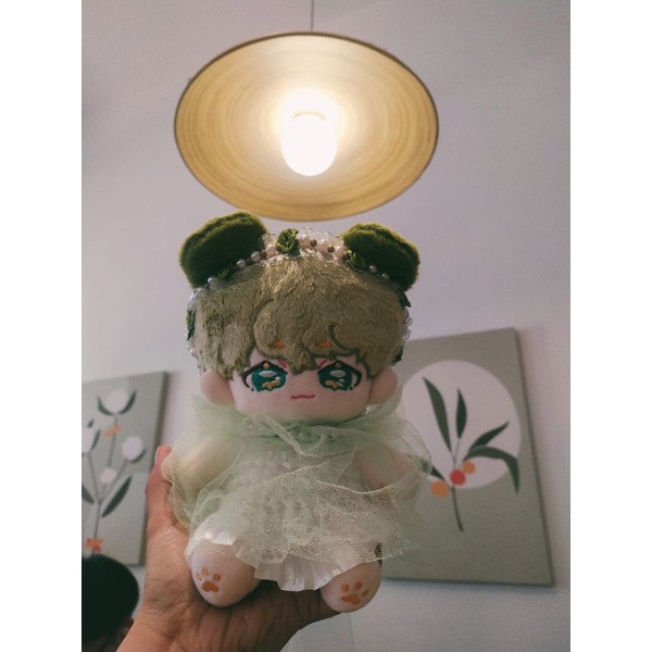 Áo choàng váy nơ cài tóc Dream of Neverland cho doll 20cm