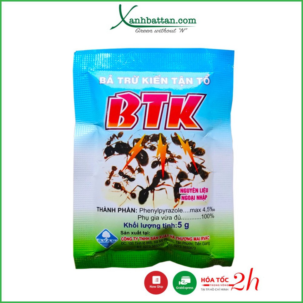 [G032] Bả Diệt Kiến - Bả Trừ Kiến Tận Ổ BTK Gói 5 gram S030