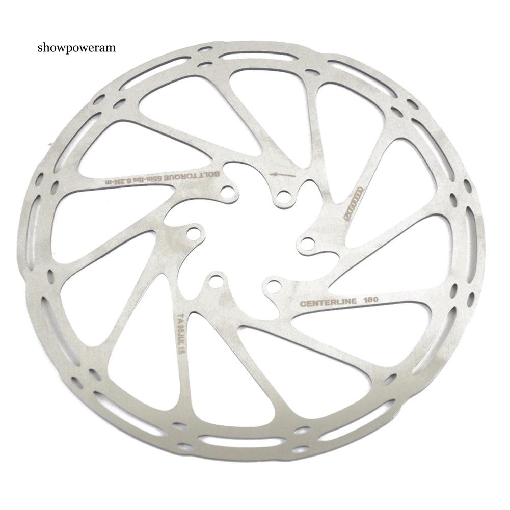 Đĩa phanh 6 cạnh 160mm 180mm cho xe đạp leo núi