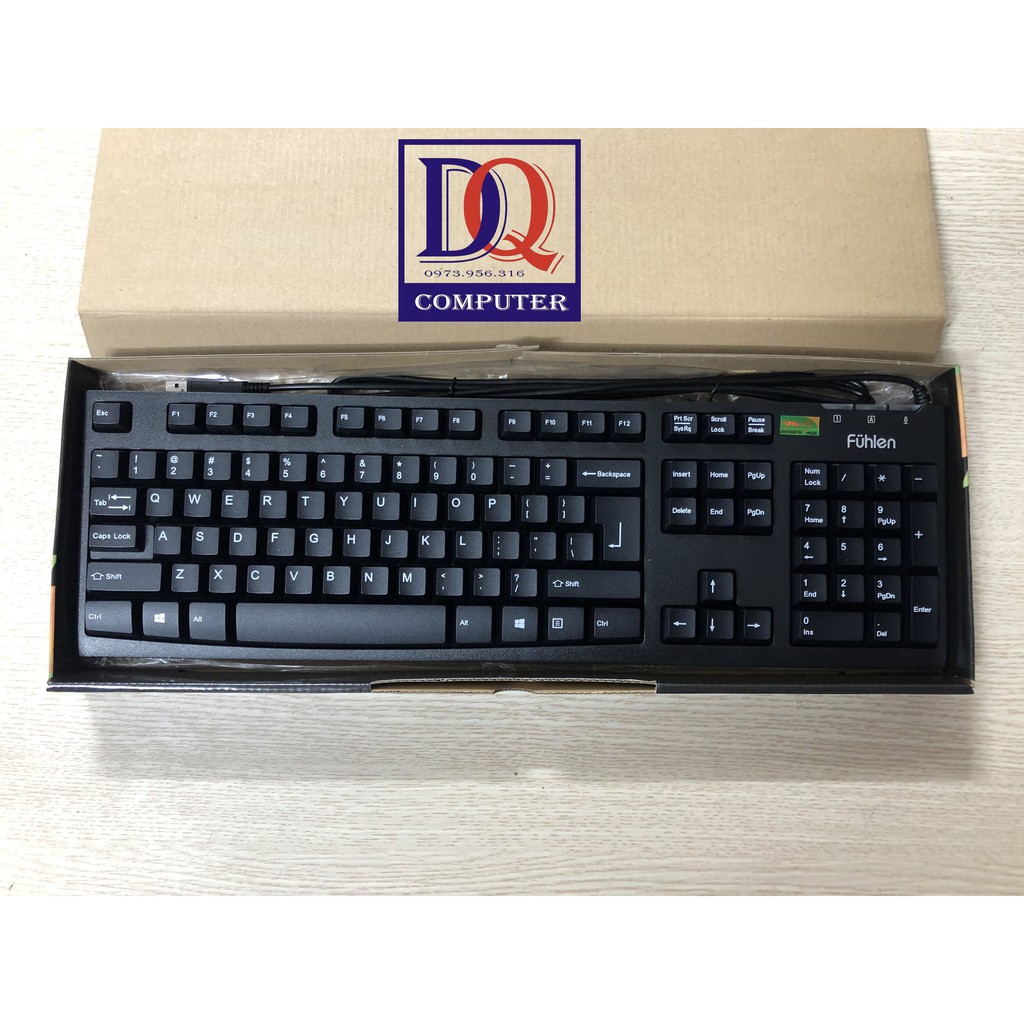 Bàn phím Fuhlen L411 USB Black