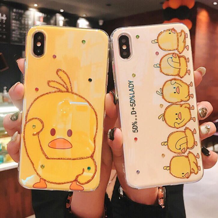Ốp 6g / 6s - 6+ / 6s+, 7g / 8g - 7+ / 8+, x / xs, xs max hình chú vịt vàng