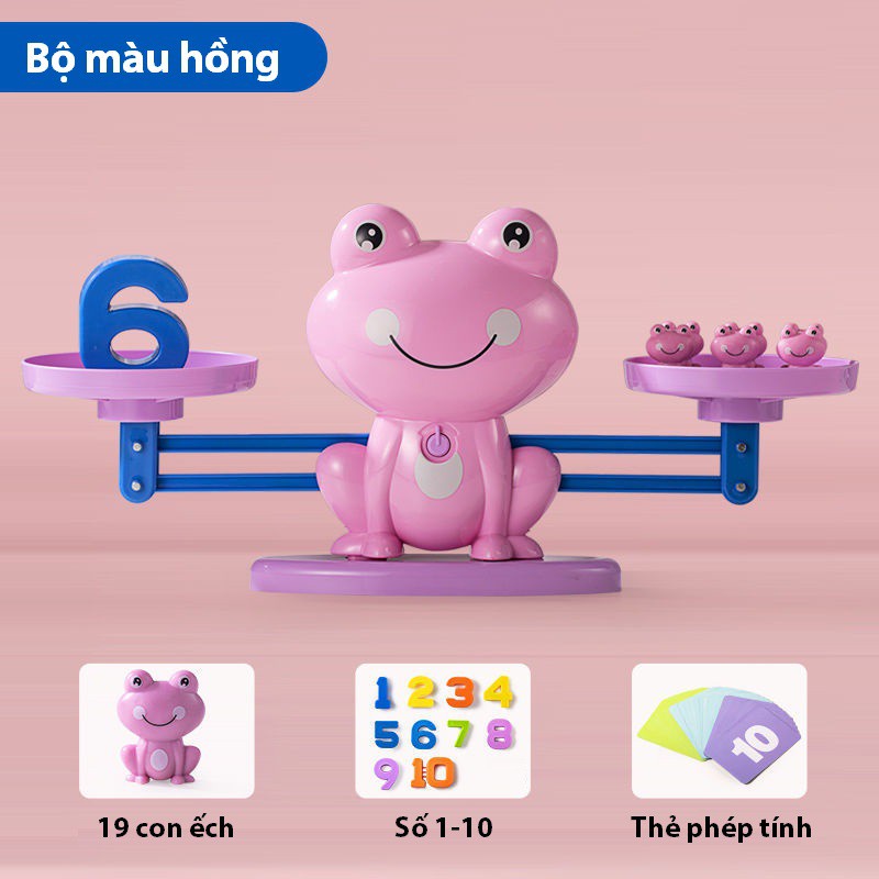 Đồ chơi Ếch cân Bằng toán học, Hỗ trợ bé Học Toán, Học Tính. LOẠI KÍCH CỠ LỚN Mô Mô Home