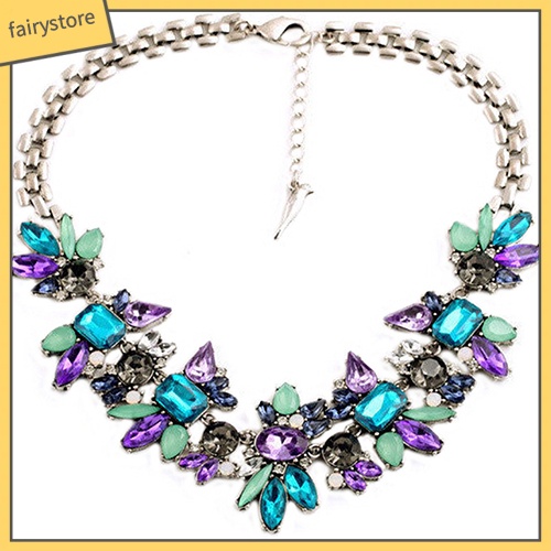 Dây Chuyền Hợp Kim Hình Hoa Đính Đá Xinh Xắn