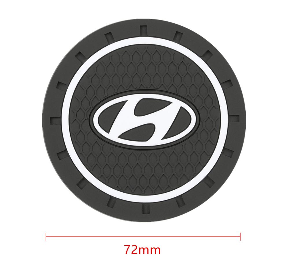 Đế lót ly chống sốc chống bụi chống trượt cho Hyundai i10 Kona Getz Accent Elantra Sonata Tucson