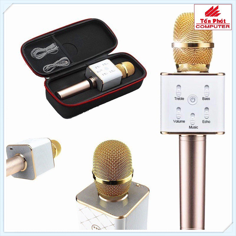 Micro Q7 Hát Karaoke Kiêm Loa Ngoài Bluetooth
