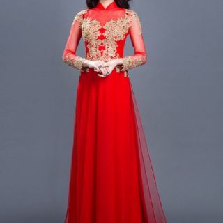 Sét áo dài dâu áo+ mấn+quần