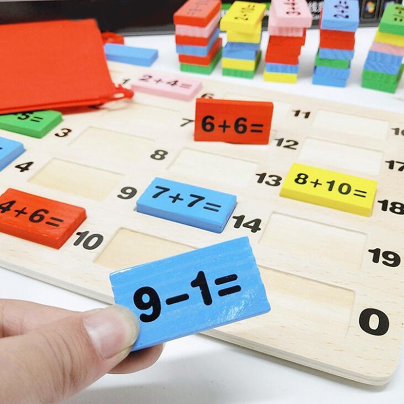 Bộ Đồ Chơi Domino Bằng Gỗ Cho Bé