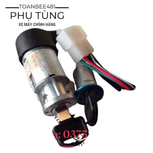 Bộ ổ khoá điện+yên Dream chính hãng KOK