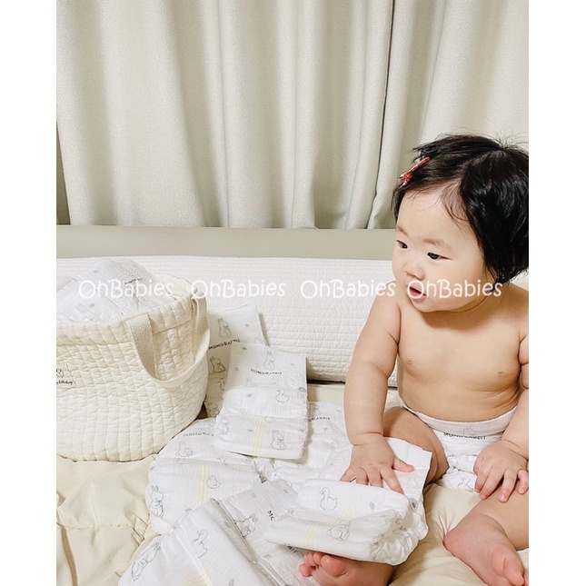 Bỉm dán/quần MOMO RABIT nội địa Hàn Quốc S36/M32/L28/XL22/XXL18 [OH BABIES]
