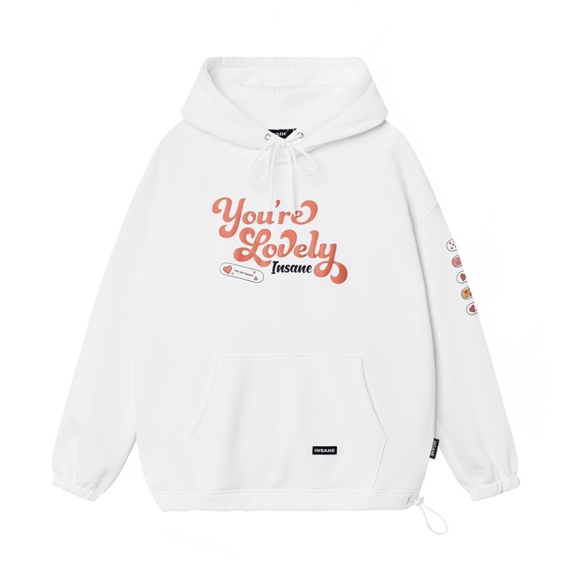 [Áo Hoodie Insane®] Lovely Hoodie - White
