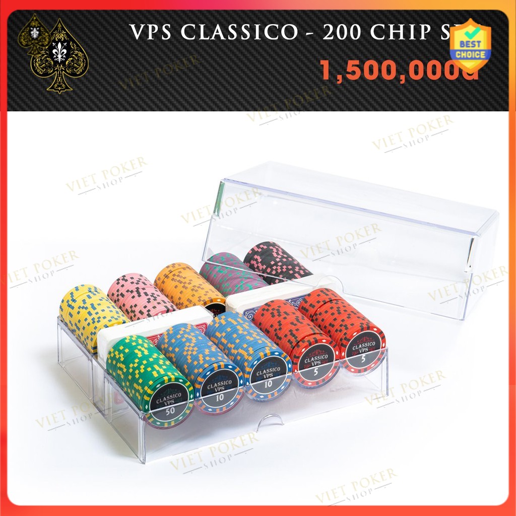 Viet Poker Shop Classico chip - Poker chip set - Phỉnh Poker