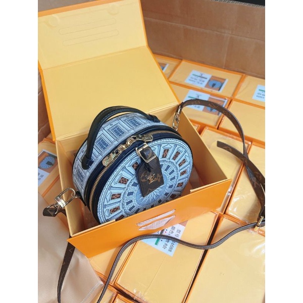 TÚI CỐP TRÒN LV THỜI TRANG FULL BOX NAM CHÂM SEAL