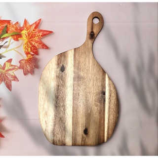 Thớt gỗ siêu cute dùng decor thức ăn
