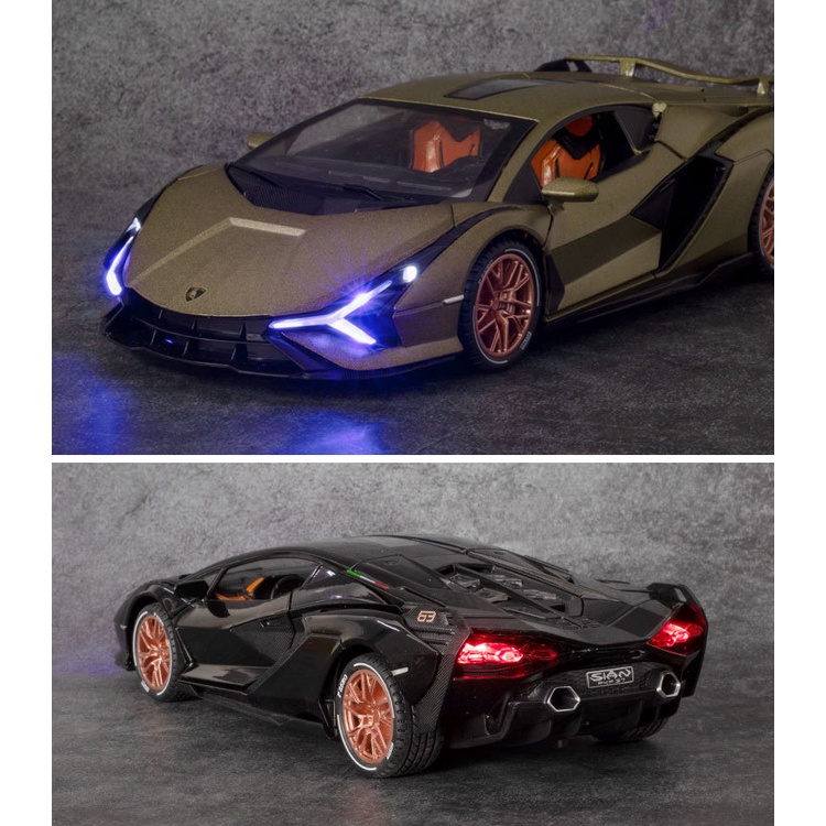 Mô hình xe ô tô Lamborghini Sián FKP 37 tỷ lệ 1:24