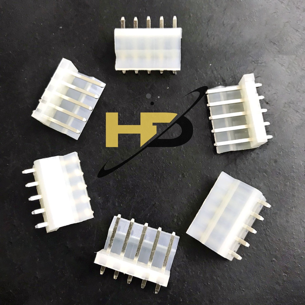 Túi 20 Con Header CH3.96-5P Đực Thẳng, Jack Kết Nối CH-3A Đực 5 Chân Cắm