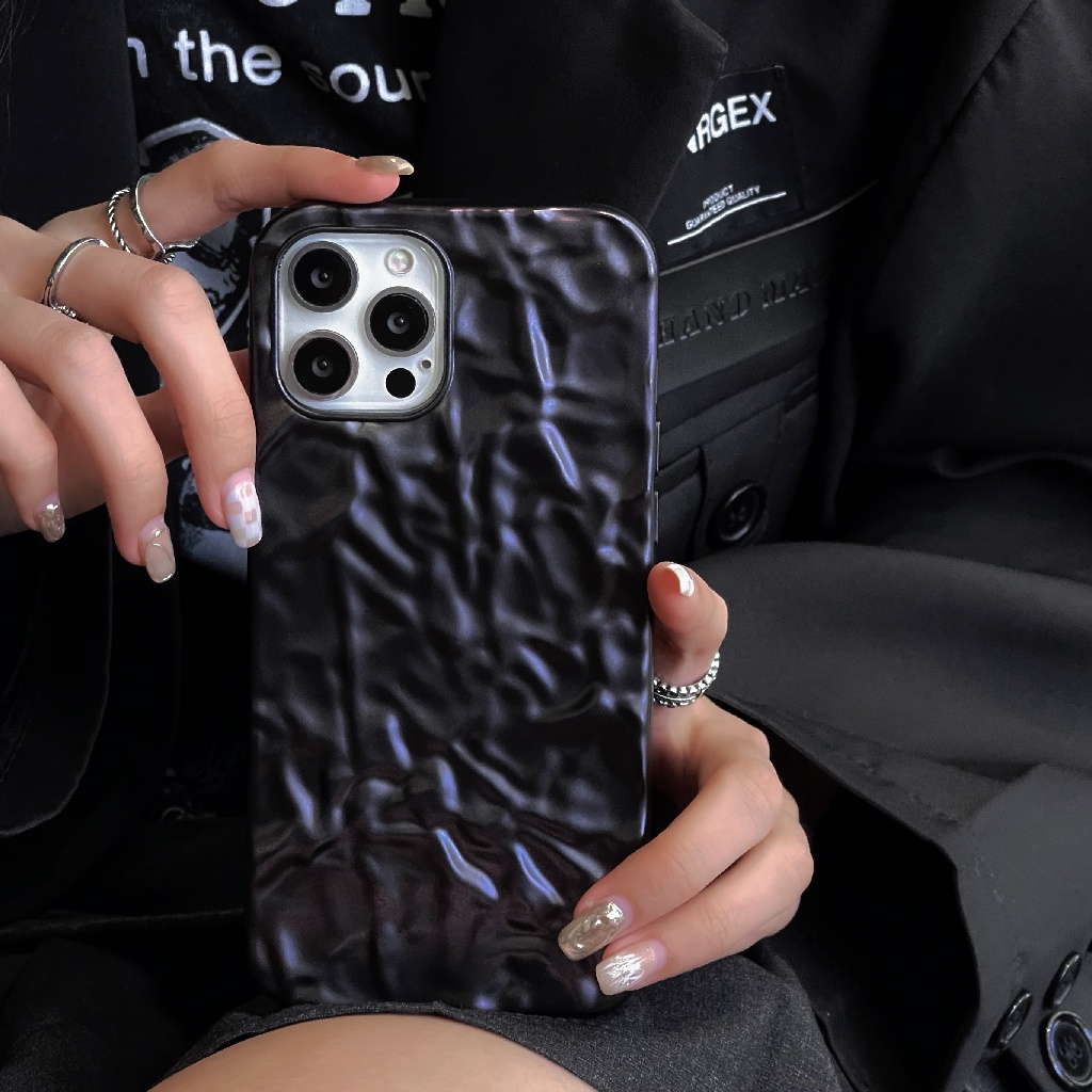 Ốp điện thoại dẻo màu đen chống sốc thích hợp cho Iphone13 12 13pro 13promax 7plus X Xs XR