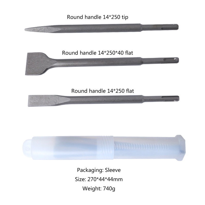 Set 3 Dụng Cụ Đục Lỗ Điện Tử SDS Plus Chuyên Dụng