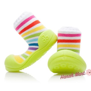 Giày tập đi cho bé Attipas RAINBOW GREEN, Hàn Quốc - AR04-Green
