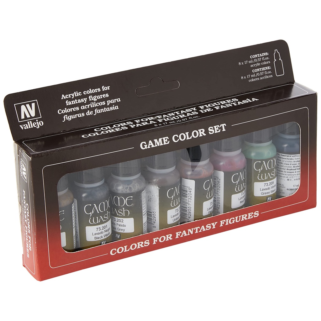 SƠN GỐC ACRYLIC DÀNH CHO MÔ HÌNH VALLEJO GAME WASH