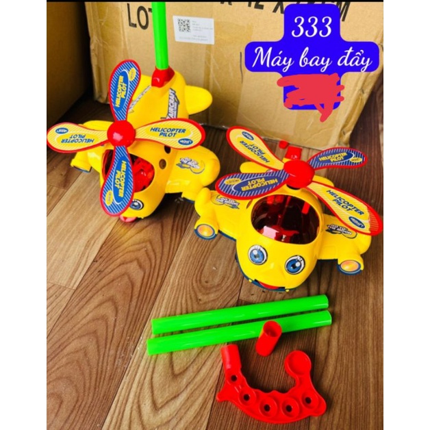 Đồ chơi máy bay đẩy, gà đẩy cho bé