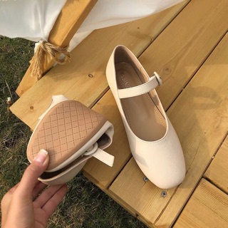 Giày búp bê babydoll da mềm