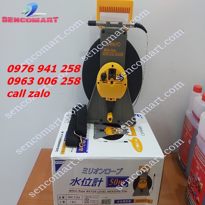 Xả Kho ! Thước đo mực nước ngầm Yamayo RWL100 Xuất xứ Nhật Bản- Máy đo mực nước giếng 100M