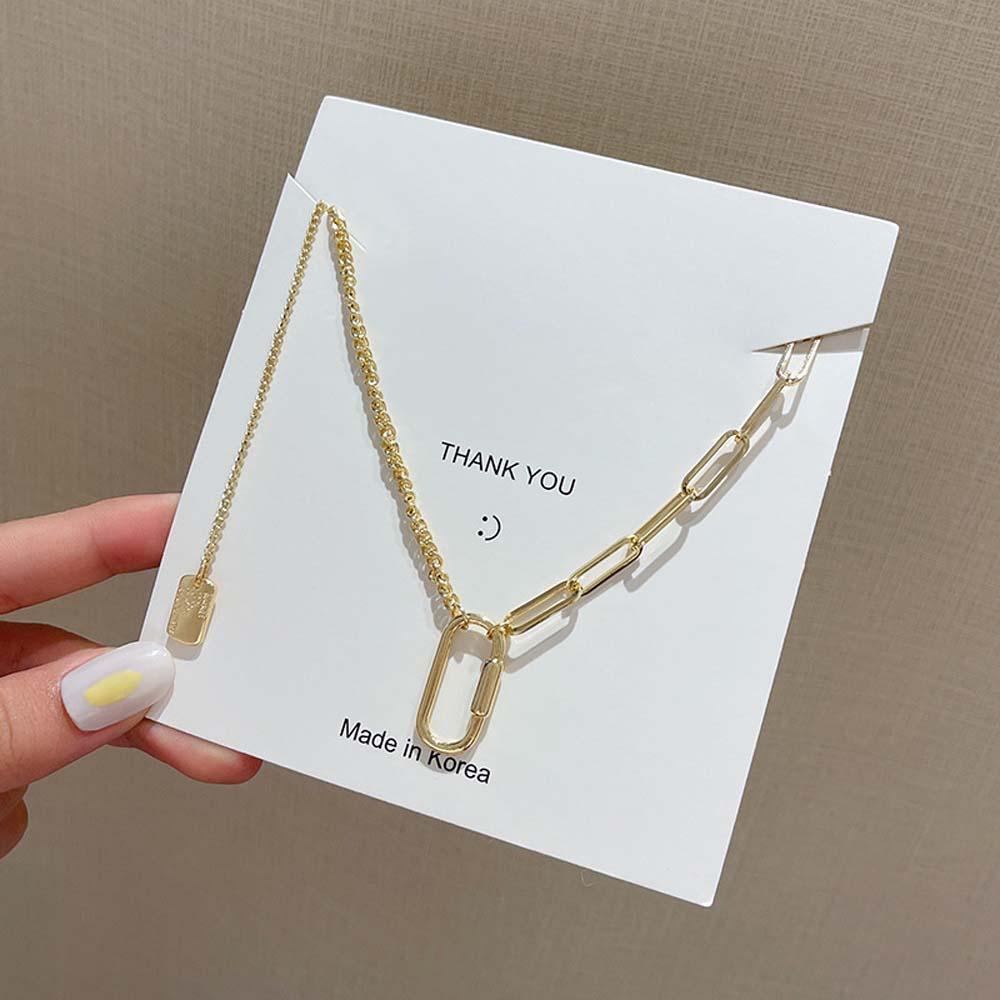 ANEMONE Vòng cổ Choker Mặt Kẹp Giấy Phong Cách Hàn Quốc Cho Nữ