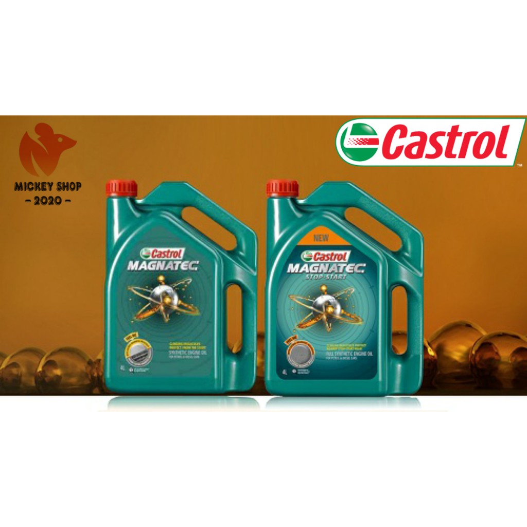 [ CHÍNH HÃNG ] Dầu Tổng Hợp Bán Phần CASTROL MAGNATEC 10W40 API SN 4 LÍT