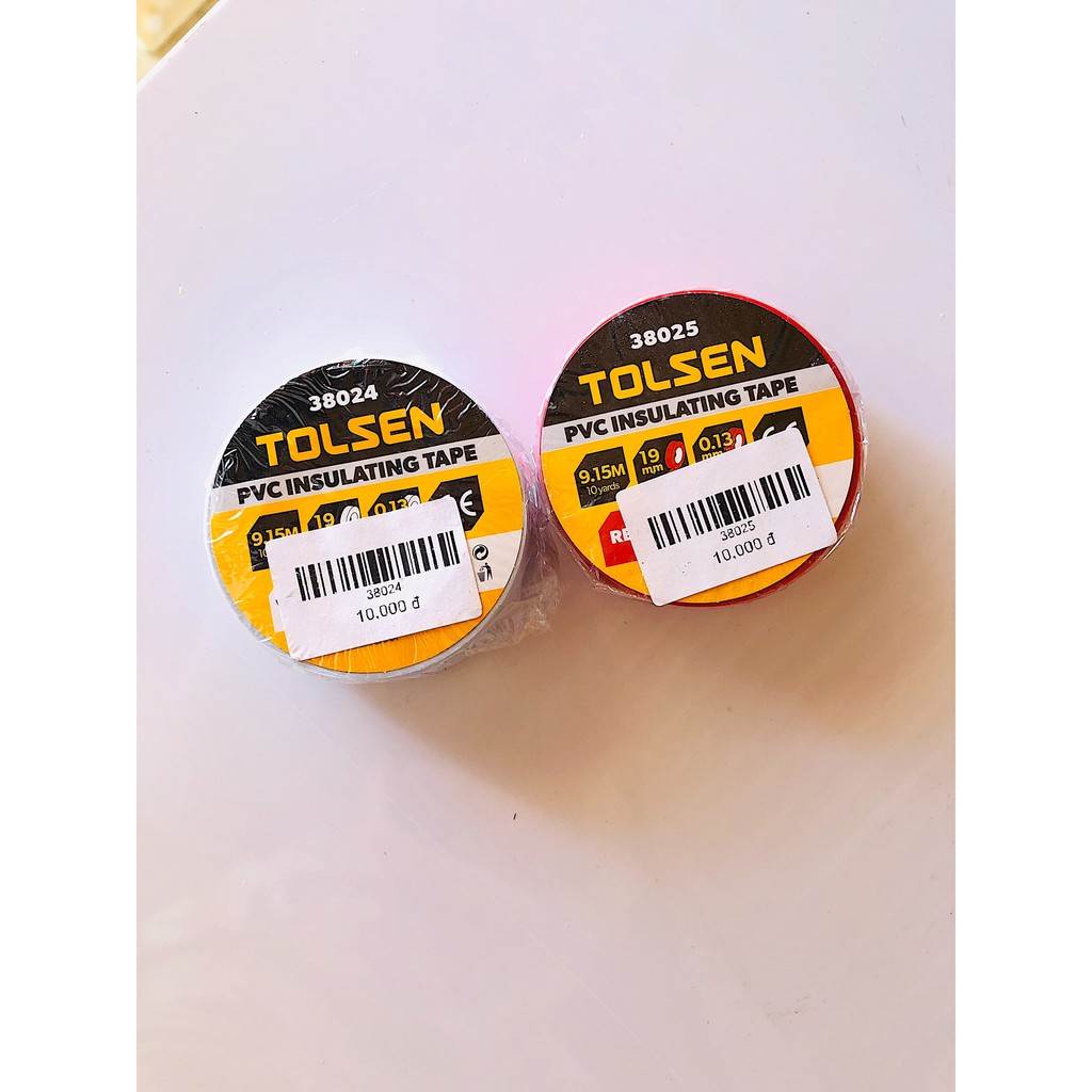 Băng keo điện Tolsen 38024;38025