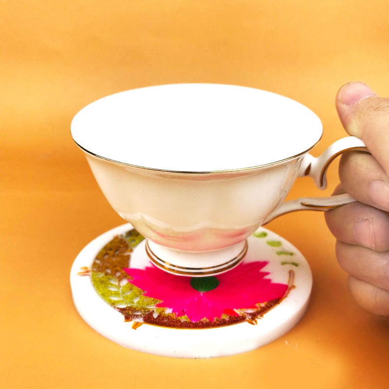 Khuôn Silicone Làm Lót Ly Hình Hoa Sen Đẹp Mắt Tiện Dụng