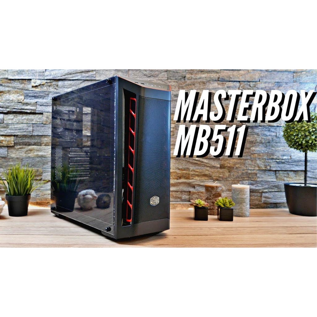 Vỏ máy tính Cooler Master MasterBox MB511 Red trim