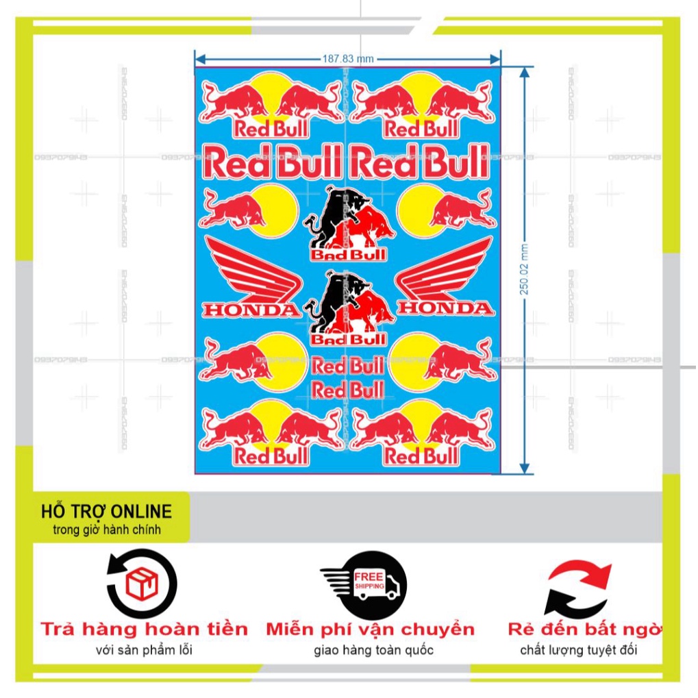 LOGO STICKER DÁN XE MÁY BÒ CỤNG - DUNG DECAL