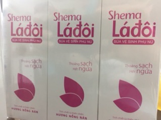 DUNG DỊCH VỆ SINH SHEMA LÁ ĐÔI