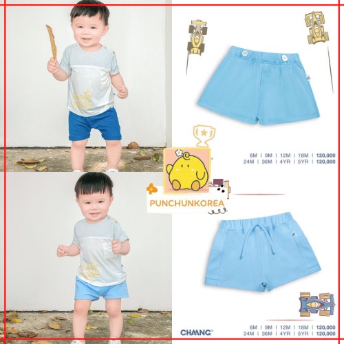 CHAANG SS2022D05 QUẦN SHORT BÉ TRAI