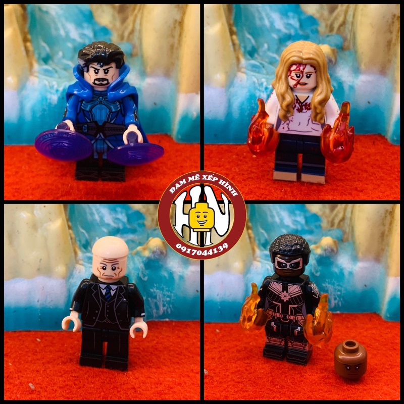 Đồ Chơi Xếp Hình - Lắp Ráp Doctor Strange 2 - KT1058 - Phù Thuỷ Tối Thượng - Wanda - Scarlet - Ảnh Shop !