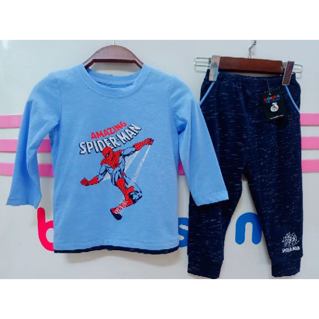 Dokma - Bộ bé trai Spiderman 1-5y chất cotton xước