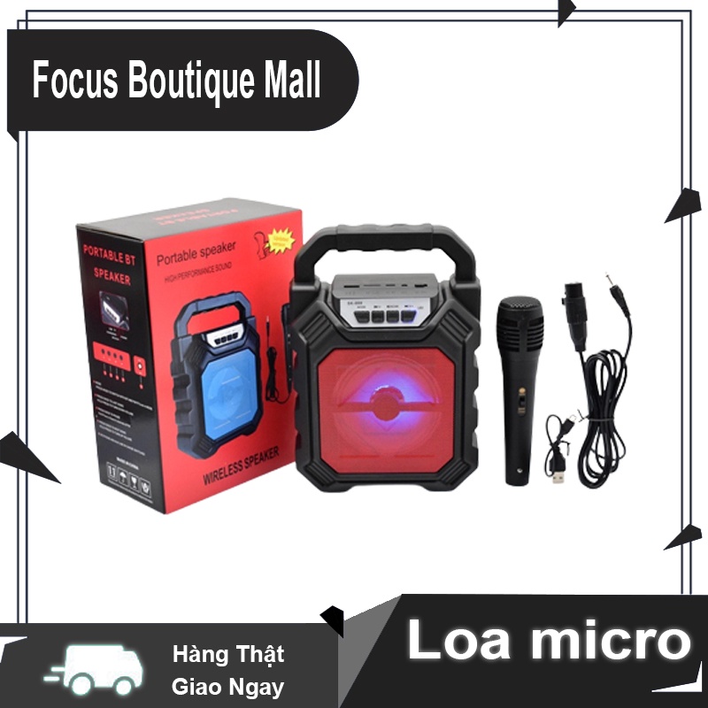 Loa Karaoke mini Loa Micro Micro cầm tay Kết nối Bluetooth 5.0-Chất lượng âm thanh siêu chuẩn-Chất lượng cao