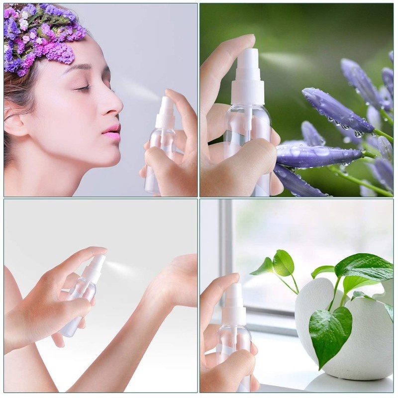 Chai Xịt 5-250ml Trong Suốt Đựng Mỹ Phẩm / Nước Hoa / Tinh Dầu Tiện Dụng Khi Đi Du Lịch