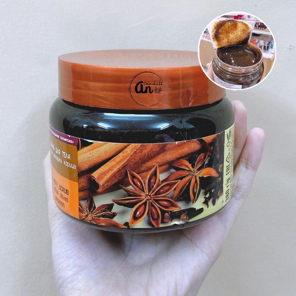 Tẩy Da Chết Toàn Thân Chiết Xuất Quế Hồi và Cafe 380g