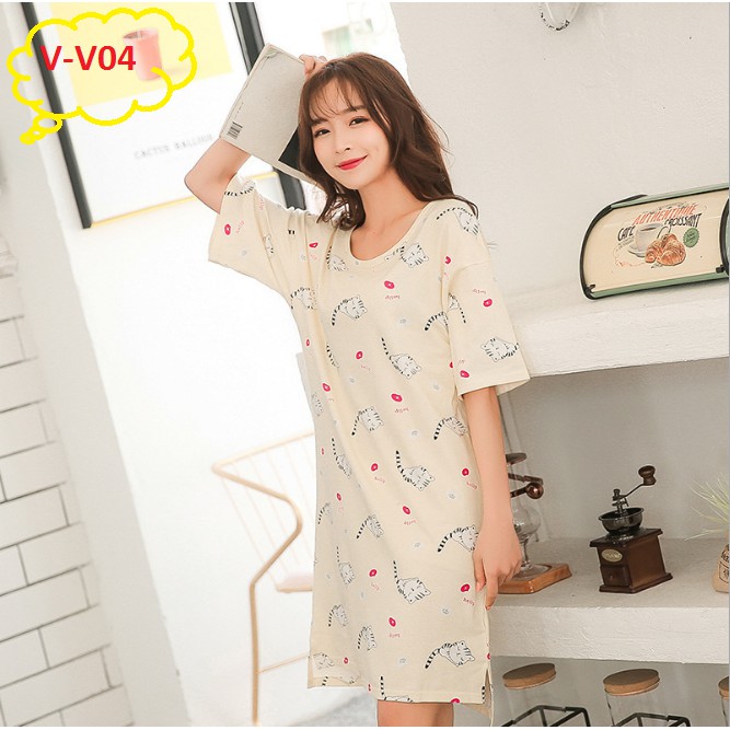 {XẢ KHO}  Váy nữ 100% cotton mặc cực xinh