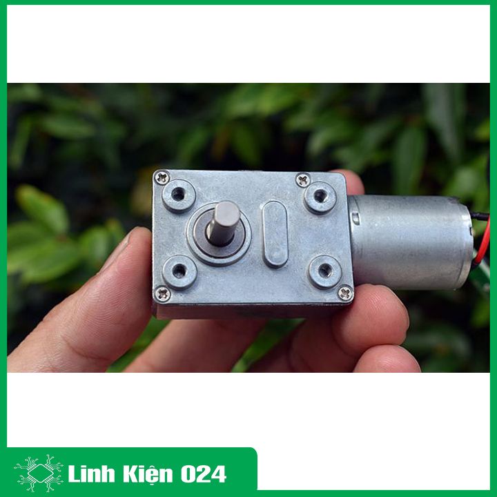 Động cơ giảm tốc JGY370 12VDC tốc độ 15 Vòng/Phút