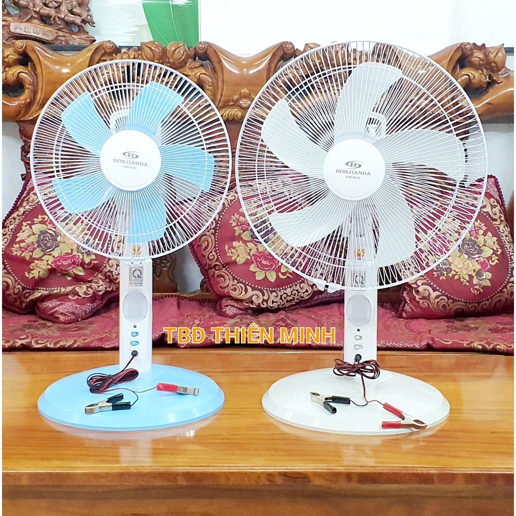 QUẠT KẸP BÌNH HONJIANDA  HJD0212 / HJD0216 12V HÀNG VIỆT NAM CHẤT LƯỢNG CAO