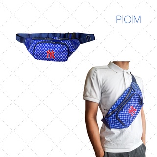 Túi bao tử ny túi đeo chéo bao tử m.l.b ny monogram blue - pom store