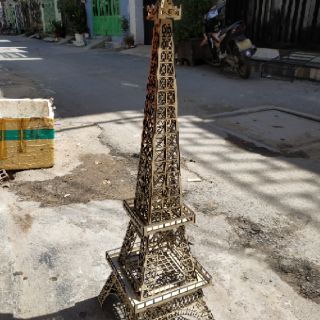Mô Hình Tháp Eiffel Bằng Gỗ MDF Tự Ráp